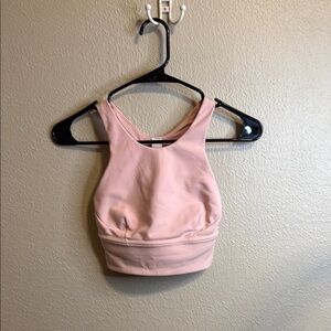 Lululemon Pink Athletic Crop Top SZ Small